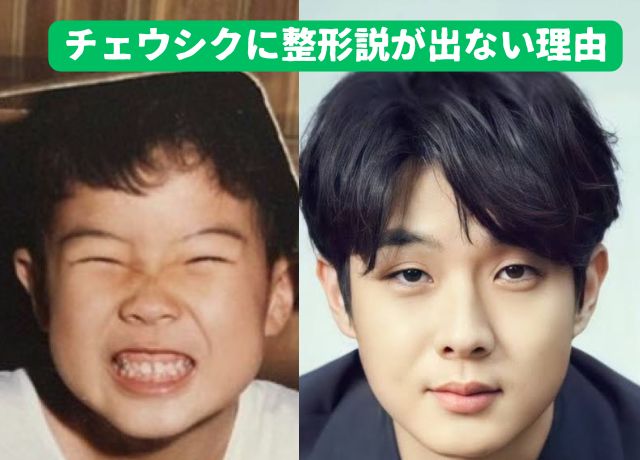 チェウシクに整形説が出ない理由