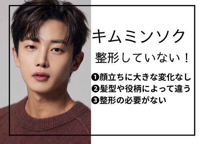 キムミンソクの整形検証結果