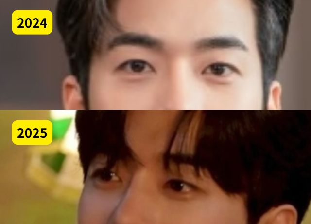 ムンジフの目の変化を年代ごとに画像比較